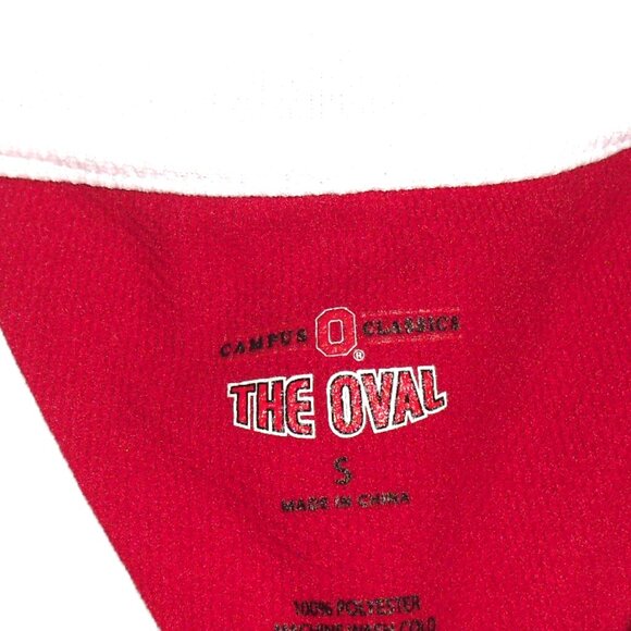 Ohio State Buckeyes The Oval Mens White Polo Shirt sz. Small New Tags Ncaa - Picture 3 of 4